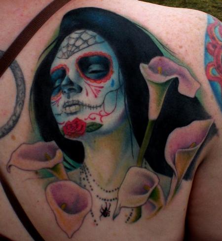 Tattoos - Day of the Dead Tattoo - 60824
